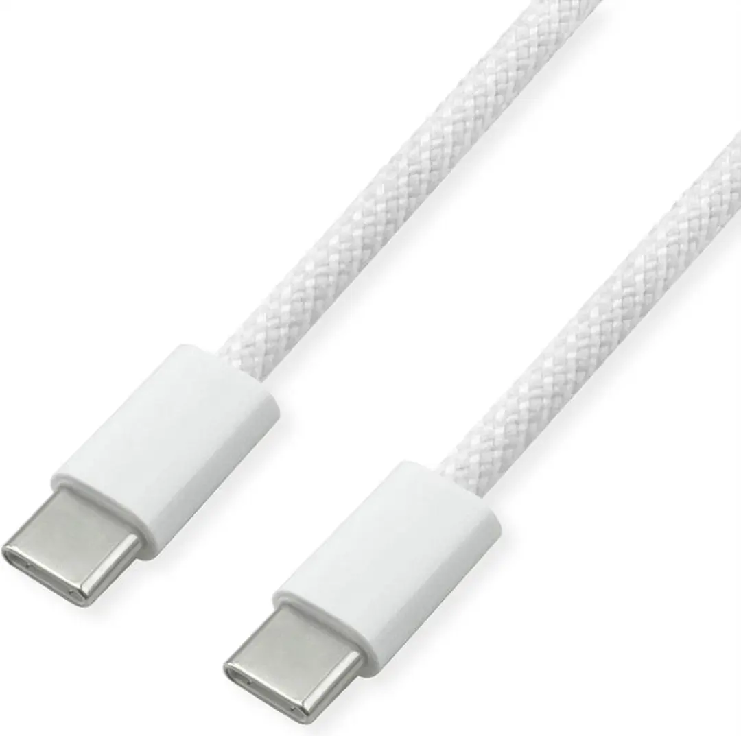 Value 11.99.8341 USB-C naar USB-C kabel 2m 60W - Wit - afbeelding 6 van 6