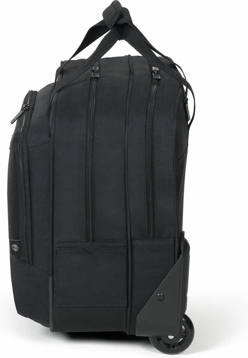 Dicota Traveller Eco BASE D31985-RPET Laptoptrolley - Zwart - afbeelding 3 van 6
