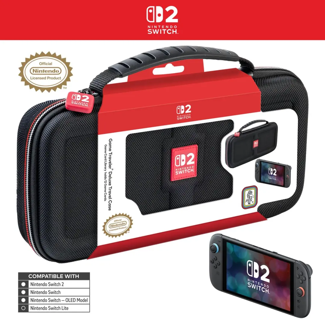 Nintendo Switch 2 Deluxe Beschermhoes NS241 - Zwart - afbeelding 2 van 6