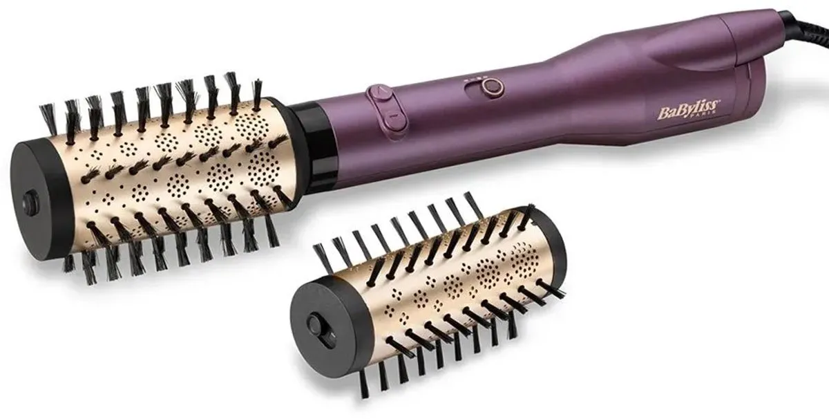 Babyliss Big Hair Dual AS950E Föhnborstel Set - 650W - Paars