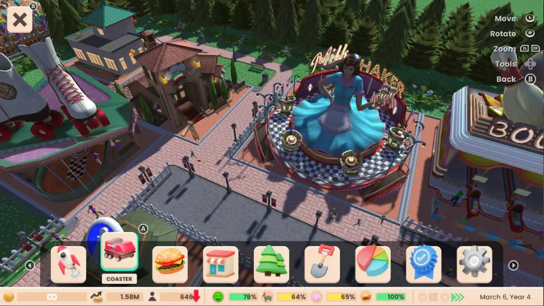 RollerCoaster Tycoon Adventures Deluxe - PS4 - afbeelding 5 van 6