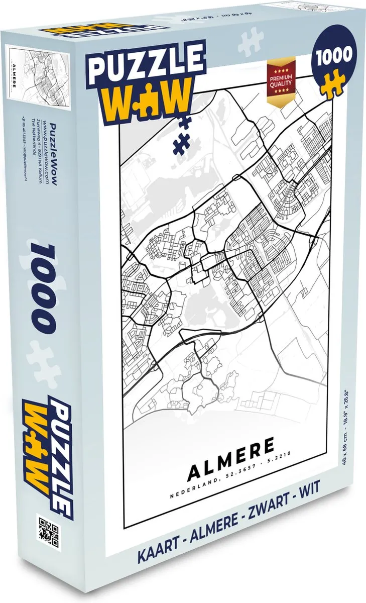 PuzzleWow Almere Legpuzzel 1000 Stuks