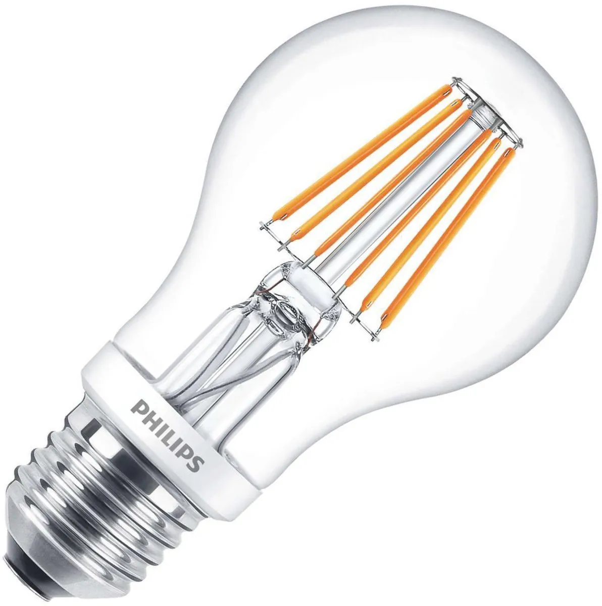 Philips LED CLA 8W A60 E27 Warm Wit - Helder Glas