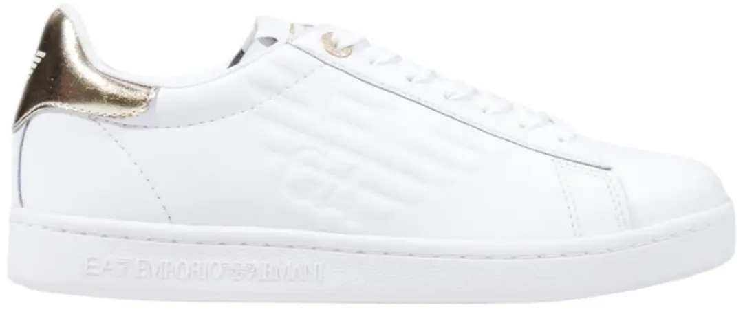 Slip-On Sporty Leather Sneakers with Laces Wo