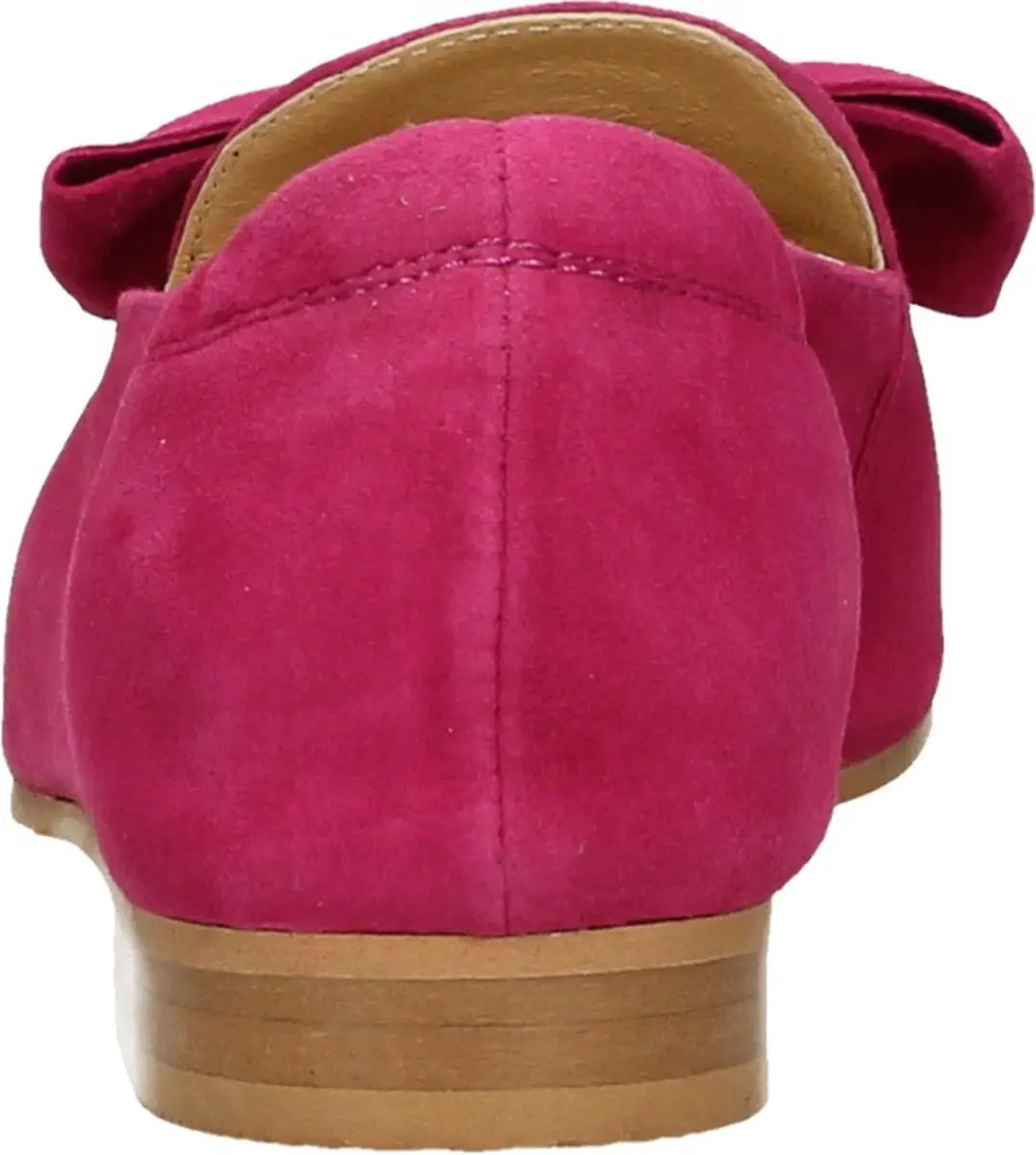Tango Nicolette 9C Pink Kid Suede Loafer - Instappers - roze strik schoenen - Loafers - Dames schoenen - afbeelding 6 van 6