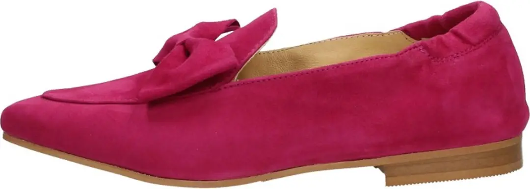Tango Nicolette 9C Pink Kid Suede Loafer - Instappers - roze strik schoenen - Loafers - Dames schoenen - afbeelding 3 van 6