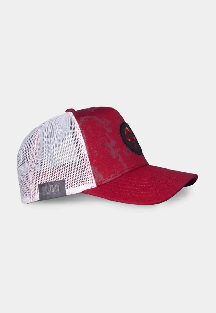 World of Warcraft Logo Trucker Pet - Wit/Rood - afbeelding 6 van 6