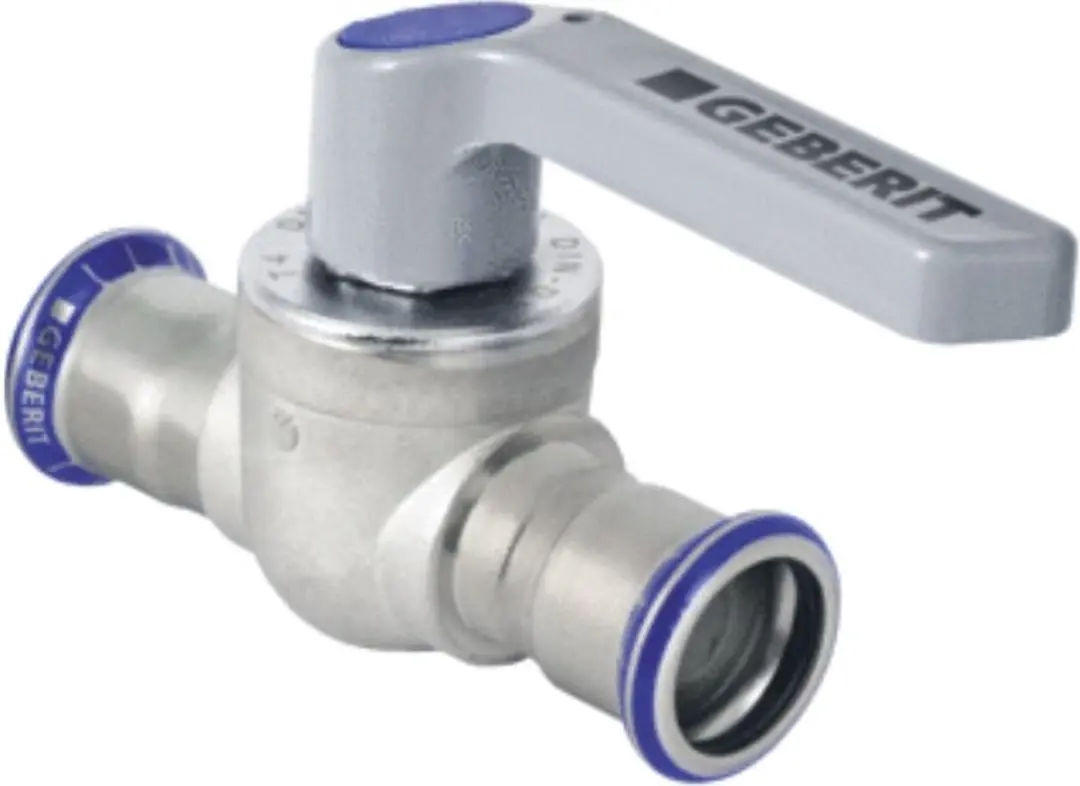 Geberit Mapress RVS 316 kogelkraan, 54mm