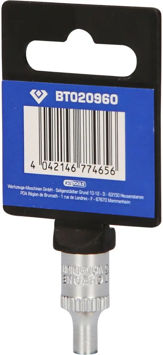 Brilliant Tools BT020960 Torx-E-dop E4 1/4" - afbeelding 4 van 4