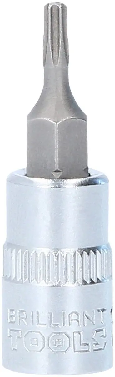 Brilliant Tools BT020980 Torx-bit-dopsleutel TB9 1/4" - afbeelding 5 van 5