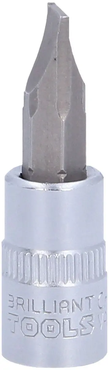 Brilliant Tools BT020812 Bit-dop 1/4" sleuf 1,2 x 6,5 mm - afbeelding 5 van 5