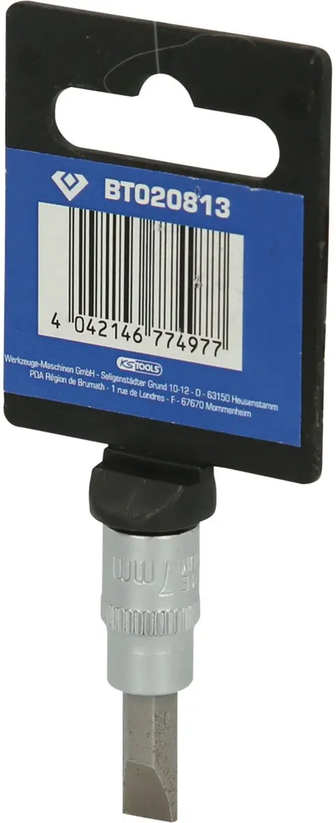 Brilliant Tools BT020813 Sleuf Bit-dop 1,2x7mm - 1/4" - afbeelding 4 van 4