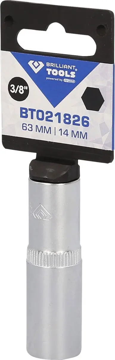 Brilliant Tools BT021826 Dopsleutel 3/8" 14 mm lang - afbeelding 3 van 4