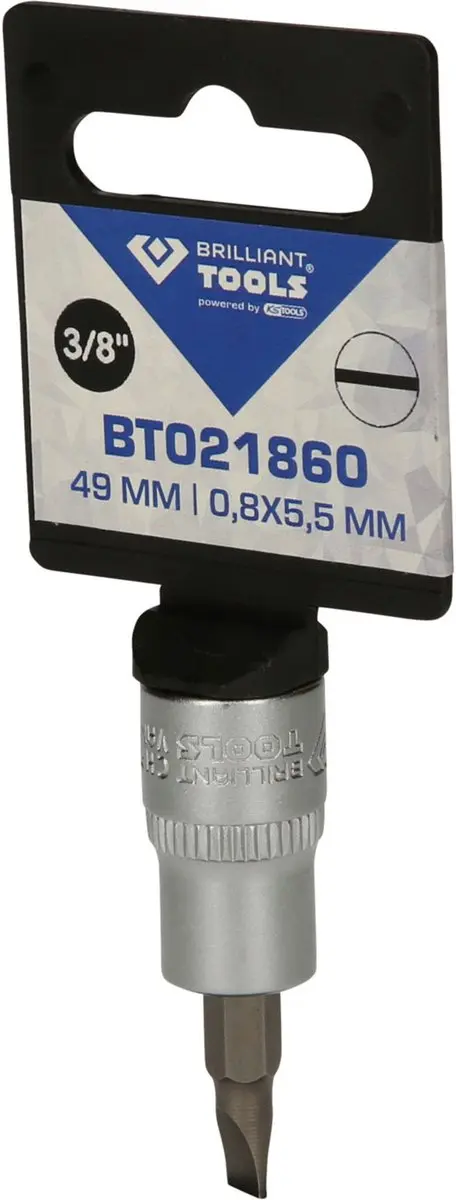 Brilliant Tools BT021860 Bit-dop 3/8" Sleuf 5,5mm - afbeelding 4 van 4