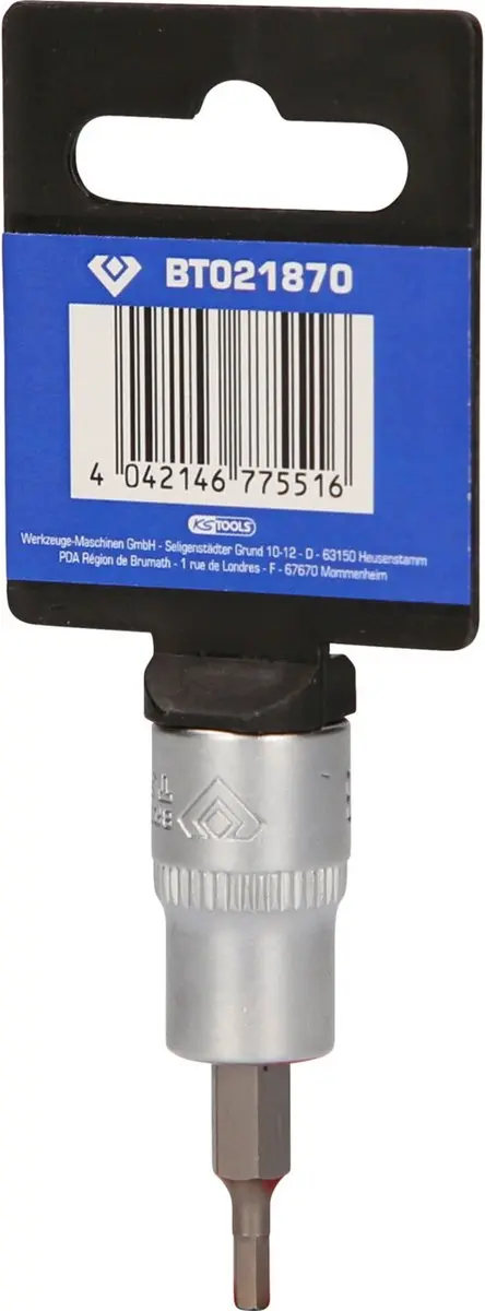 Brilliant Tools BT021870 Bitdop 3 mm 3/8" - Binnenzeskant - afbeelding 2 van 4