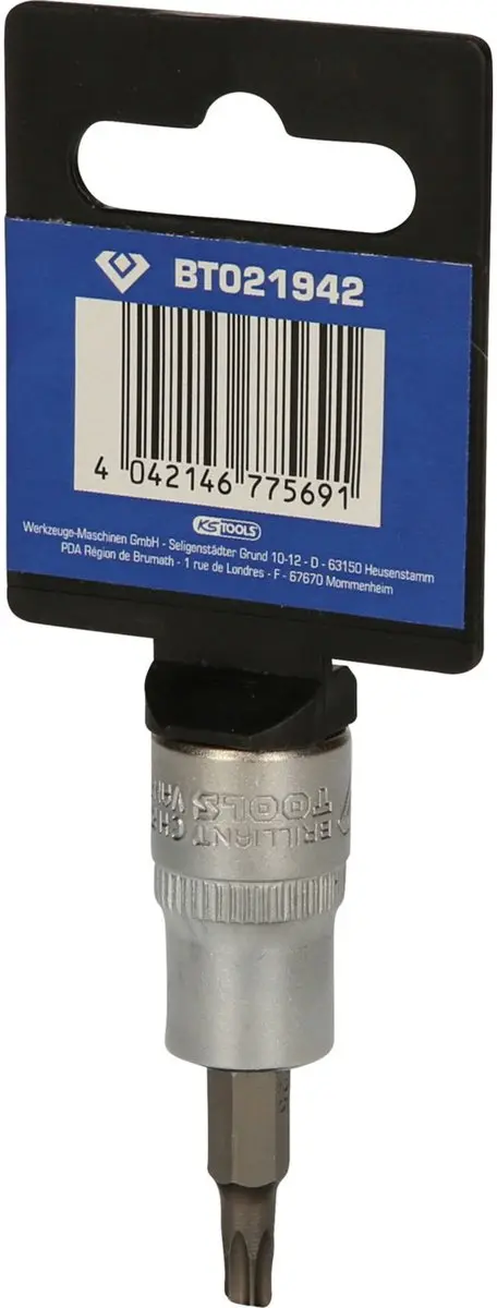 BRILLIANT GEREEDSCHAP 3/8" Torx bitmof T25 - BT021942 - afbeelding 4 van 4