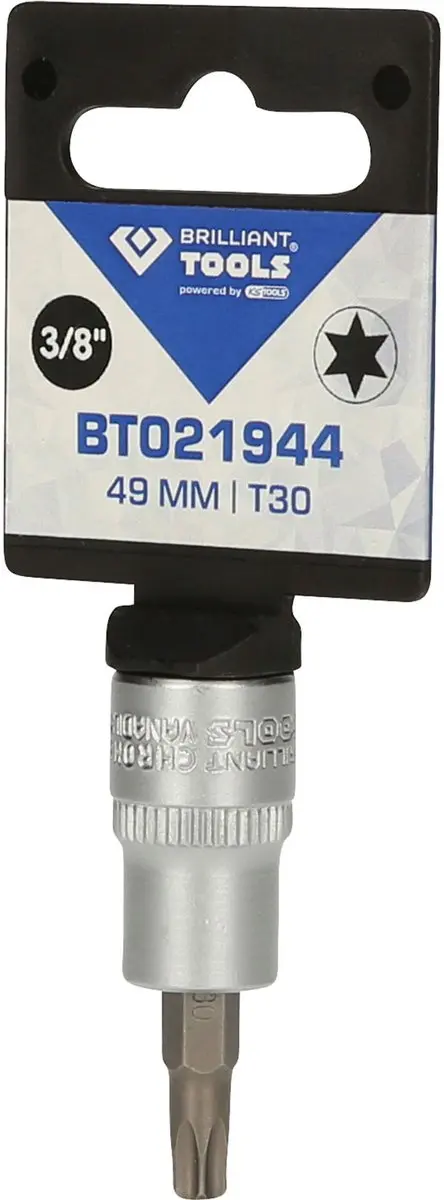 Brilliant Tools BT021944 Torx Bitmof T30 - 3/8" - afbeelding 2 van 4