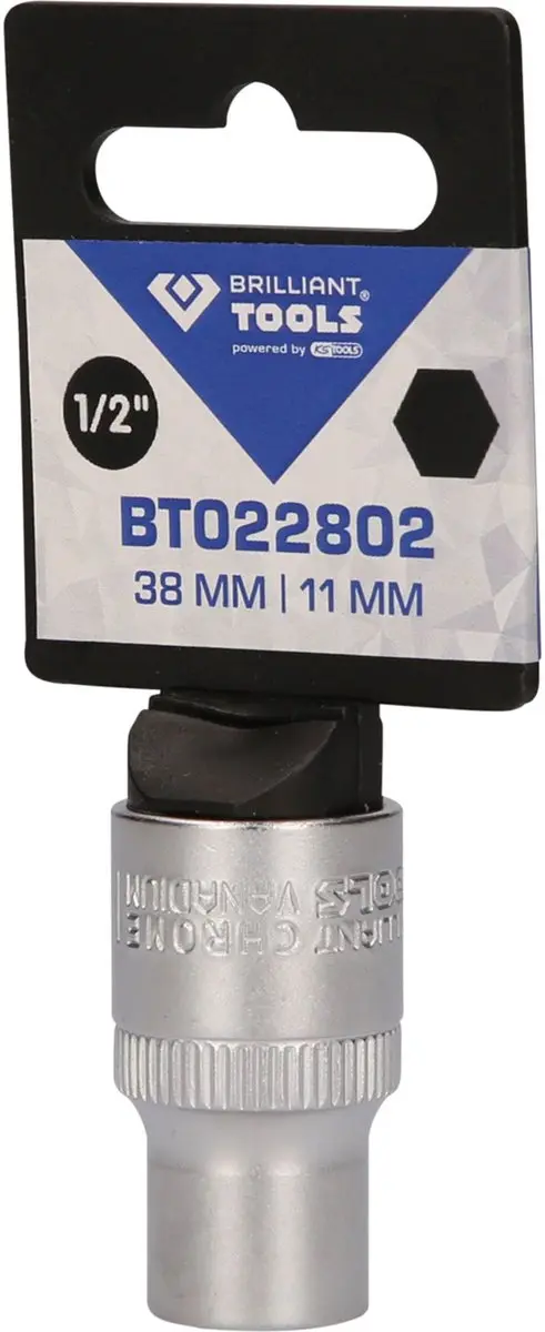 Brilliant Tools BT022802 Zeskant-dop 1/2" 11 mm - afbeelding 4 van 4