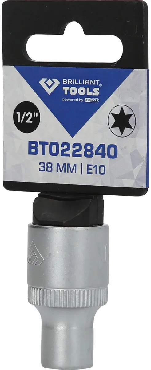 Brilliant Tools BT022840 Torx-E Dop E10 1/2" - afbeelding 3 van 4