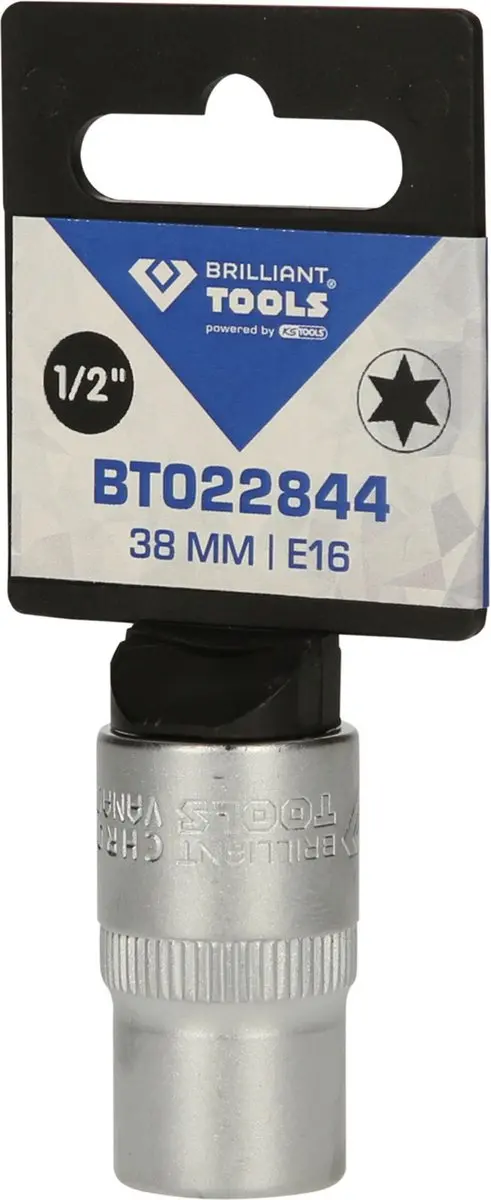 Brilliant Tools Torx-E-dopsleutel E16 1/2" BT022844 - afbeelding 4 van 4