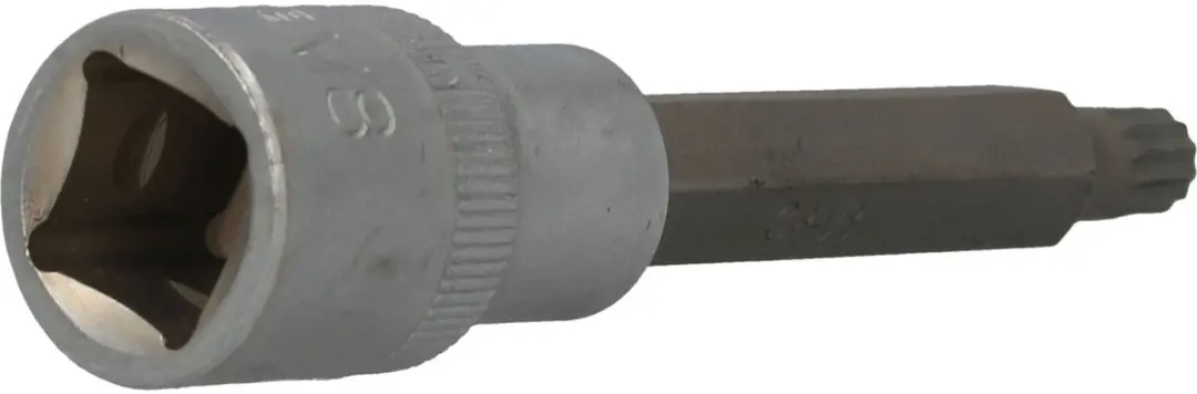 Brilliant Tools BT022942 Veelzahn Bit-Dop M8 - 1/2" - 100mm - afbeelding 3 van 4