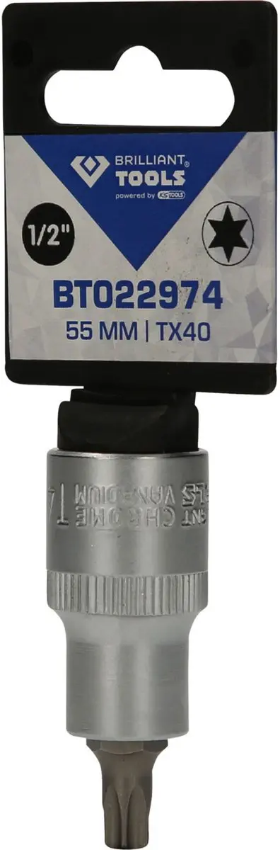 Brilliant Tools BT022974 Torx-Bit-Steeksleutel T40 - afbeelding 2 van 4