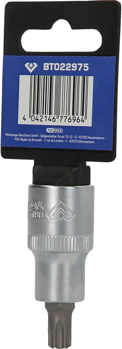 Brilliant Tools BT022975 Torx-steeksleutel T45 1/2" 55mm - afbeelding 4 van 4