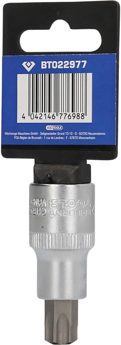 Brilliant Tools Torx-bit-dopsleutel T55 1/2" 55 mm BT022977 - afbeelding 4 van 4