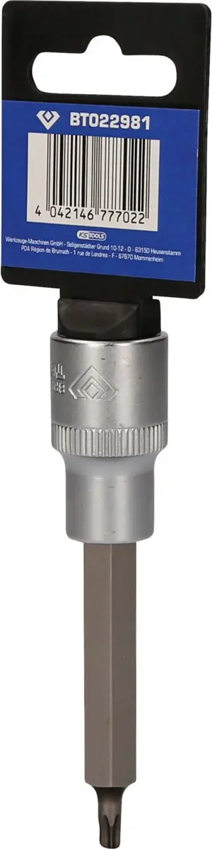 Brilliant Tools BT022981 1/2" Torx Bitmof T25 - 100 mm - afbeelding 2 van 4