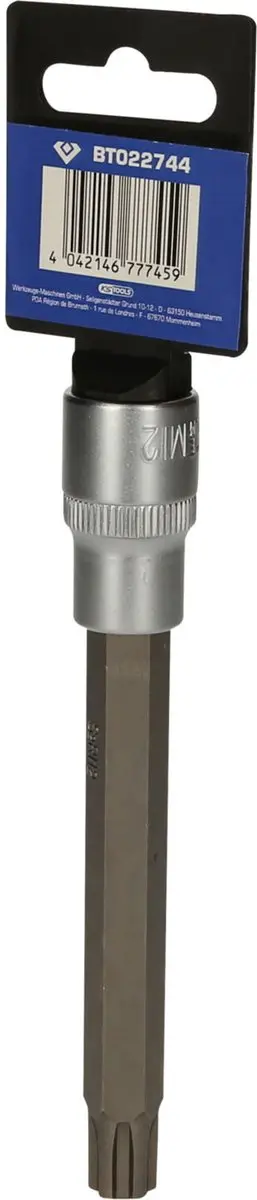 Brilliant Tools BT022744 RIBE Bit-dopsleutel 1/2" M12 140mm - afbeelding 2 van 4