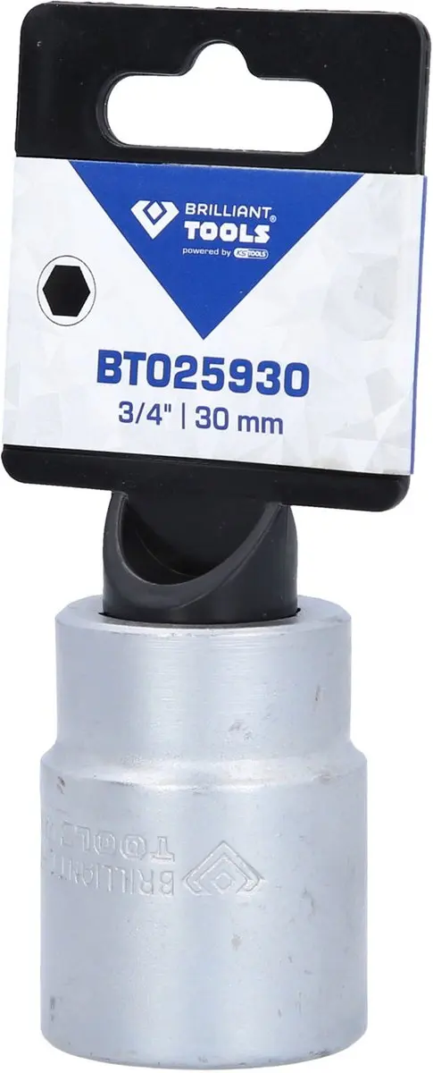 Brilliant Tools BT025930 Zeskant Dop 3/4" 30 mm - afbeelding 3 van 4