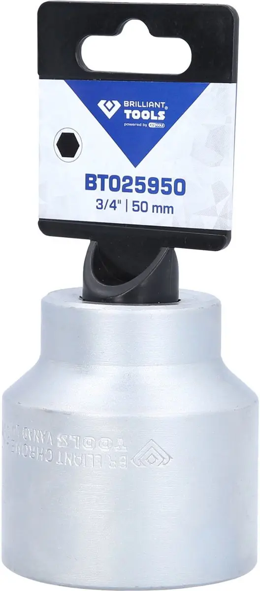 Brilliant Tools BT025950 Zeskant Dop 3/4" 50 mm - afbeelding 2 van 4