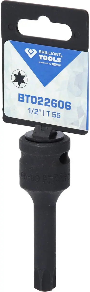 Brilliant Tools BT022606 Kracht-dop Torx T55 1/2" - afbeelding 5 van 5