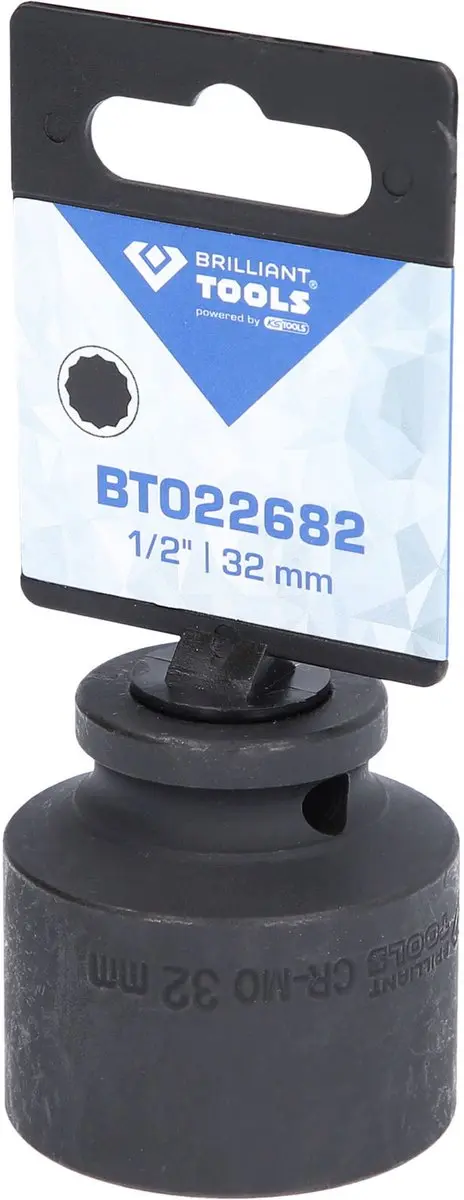 Brilliant Tools BT022682 Kracht-dopsleutel 1/2" 32 mm - afbeelding 4 van 4