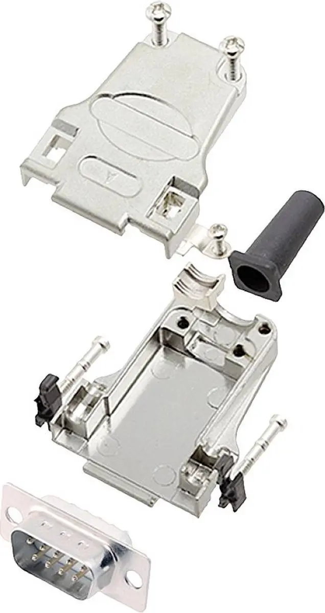encitech DTZF09-DBP-W-K D-sub male connector 9 polen