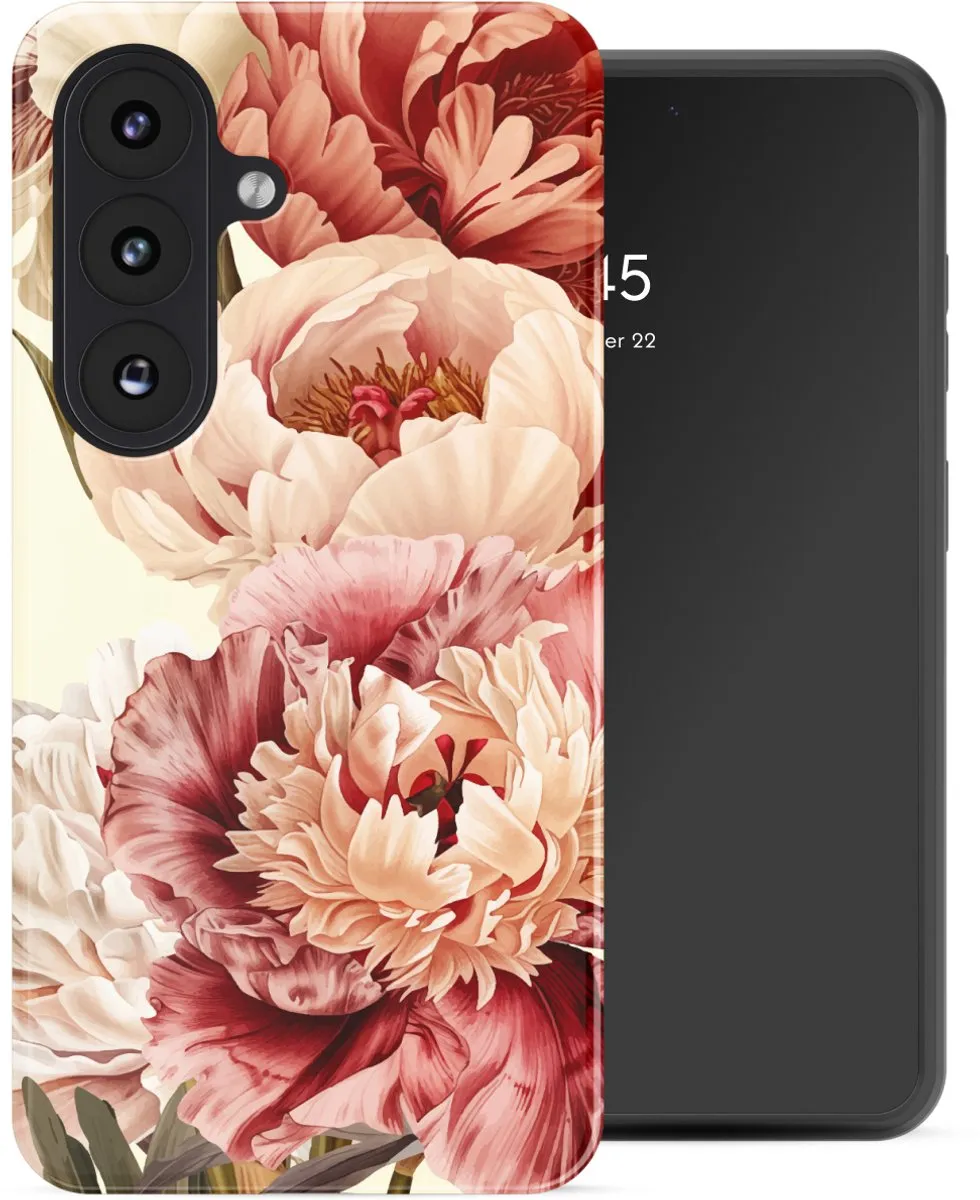Selencia Hoesje Samsung Galaxy S26 Vintage Peony