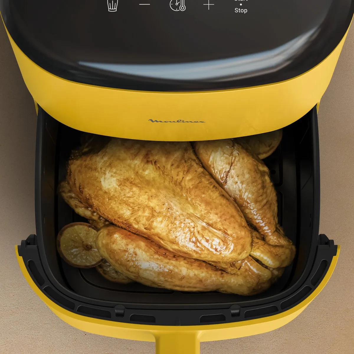 Moulinex Easy Fry POP EZ2452F0 Airfryer 5L - 1500W - Geel