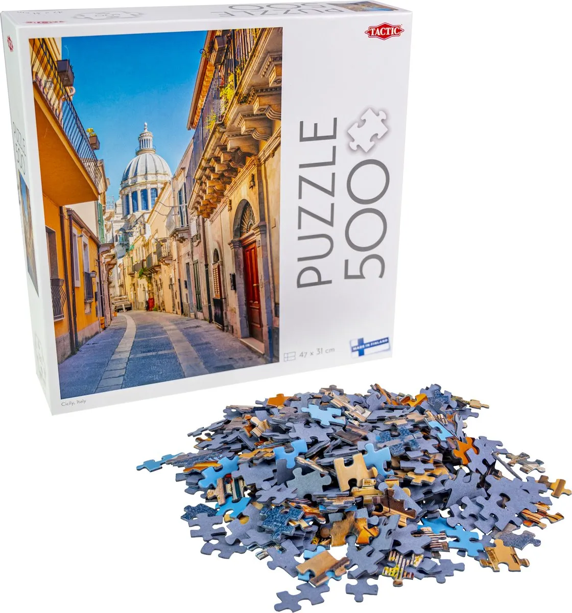 Tactic Puzzel Sicilië 500 Stuks - Italiaans Kustlandschap