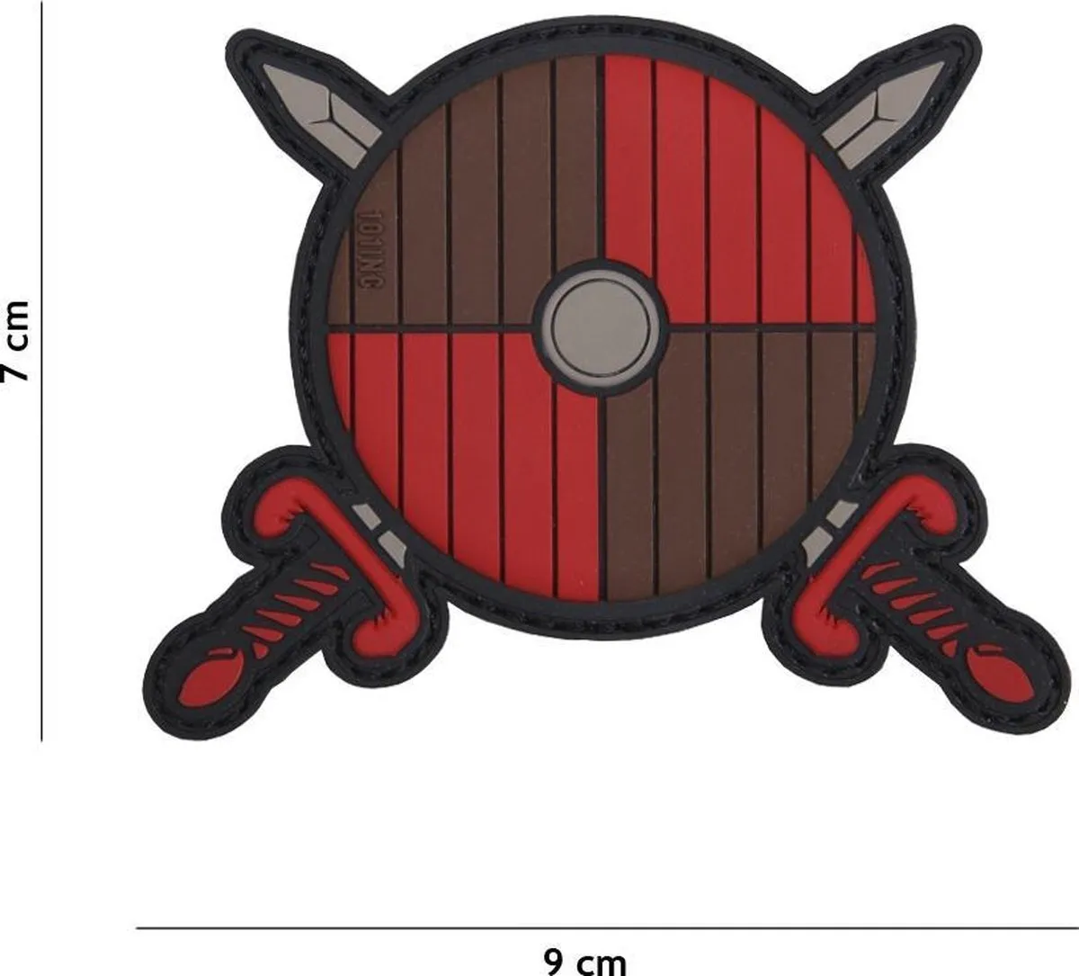 101 Inc Embleem 3D Viking Schild met 2 Zwaarden