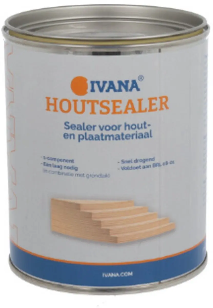 Ivana Houtsealer Blik Wit 750gr