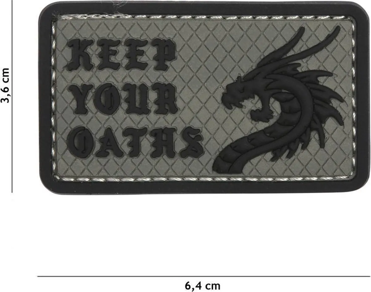 101 Inc Embleem 3D PVC Keep Your Oaths