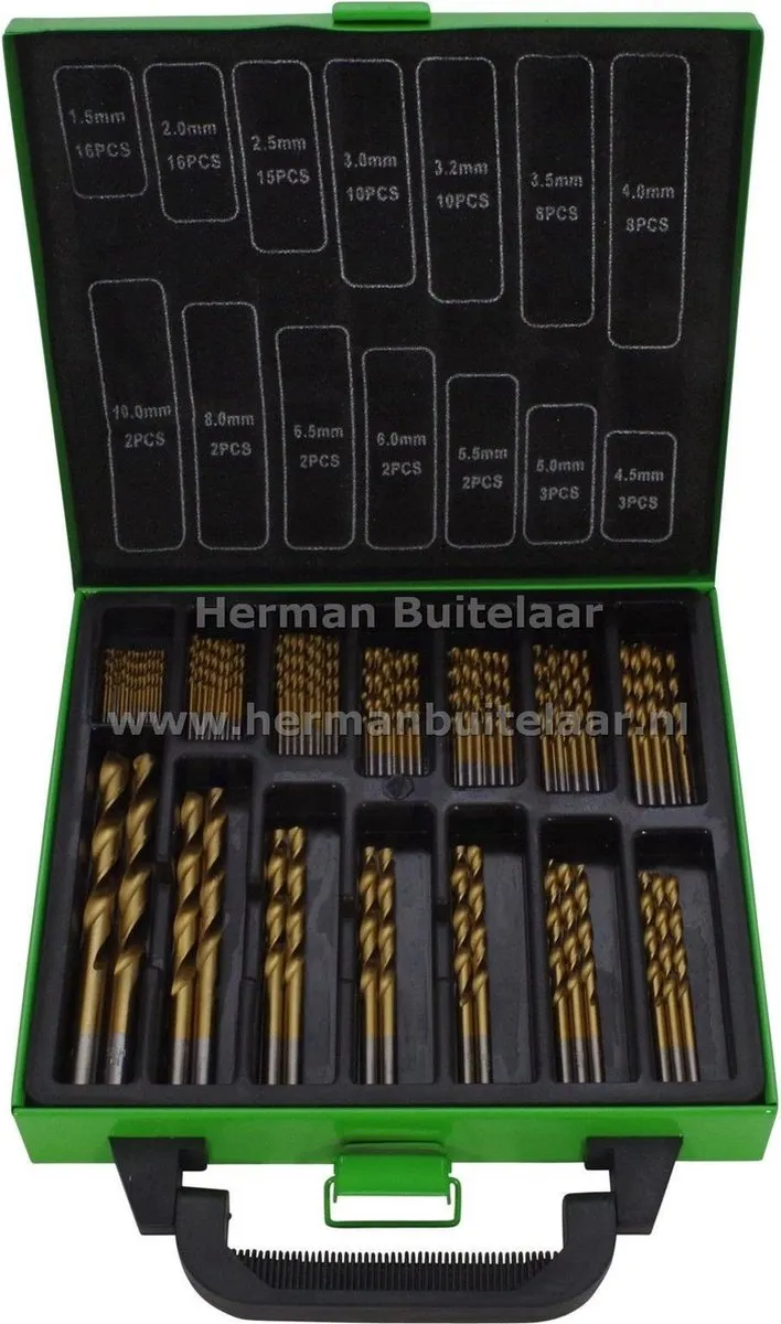 HBM 99-delige HSS Tin Gecoate Borenset