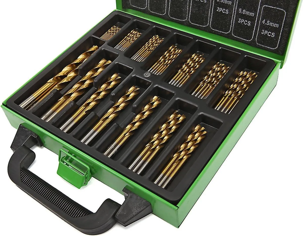 HBM 99-delige HSS Tin Gecoate Borenset