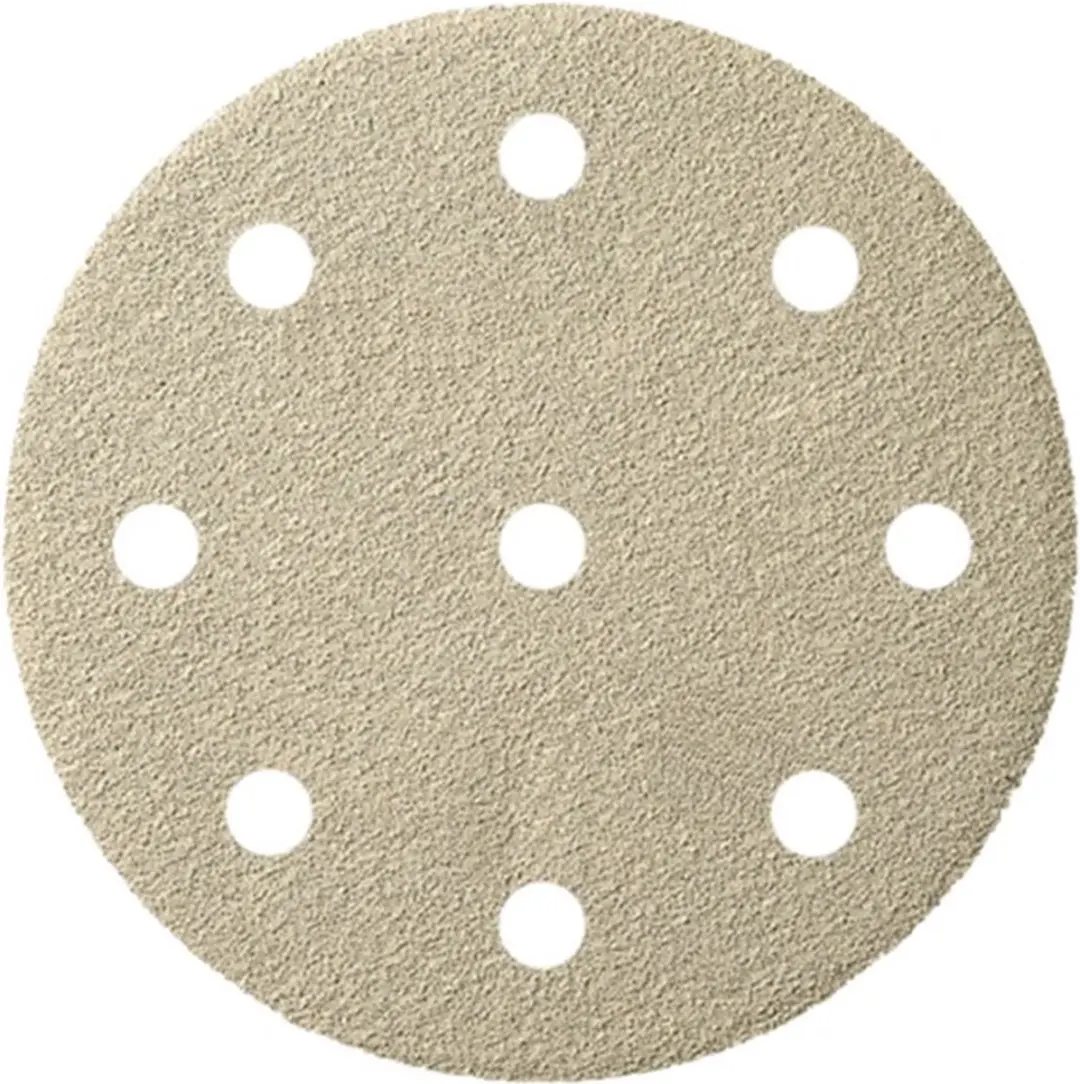 Ivana Schuurschijf Klittenband Rond 9-Gats Korrel 150 Ã˜125mm