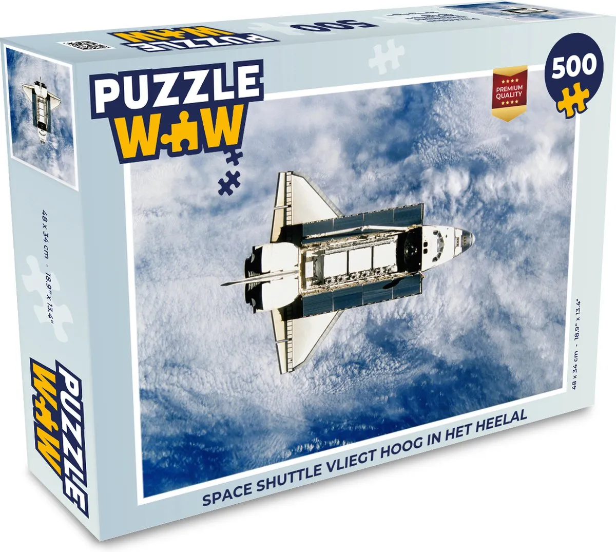 PuzzleWow Legpuzzel Space Shuttle 500 Stuks