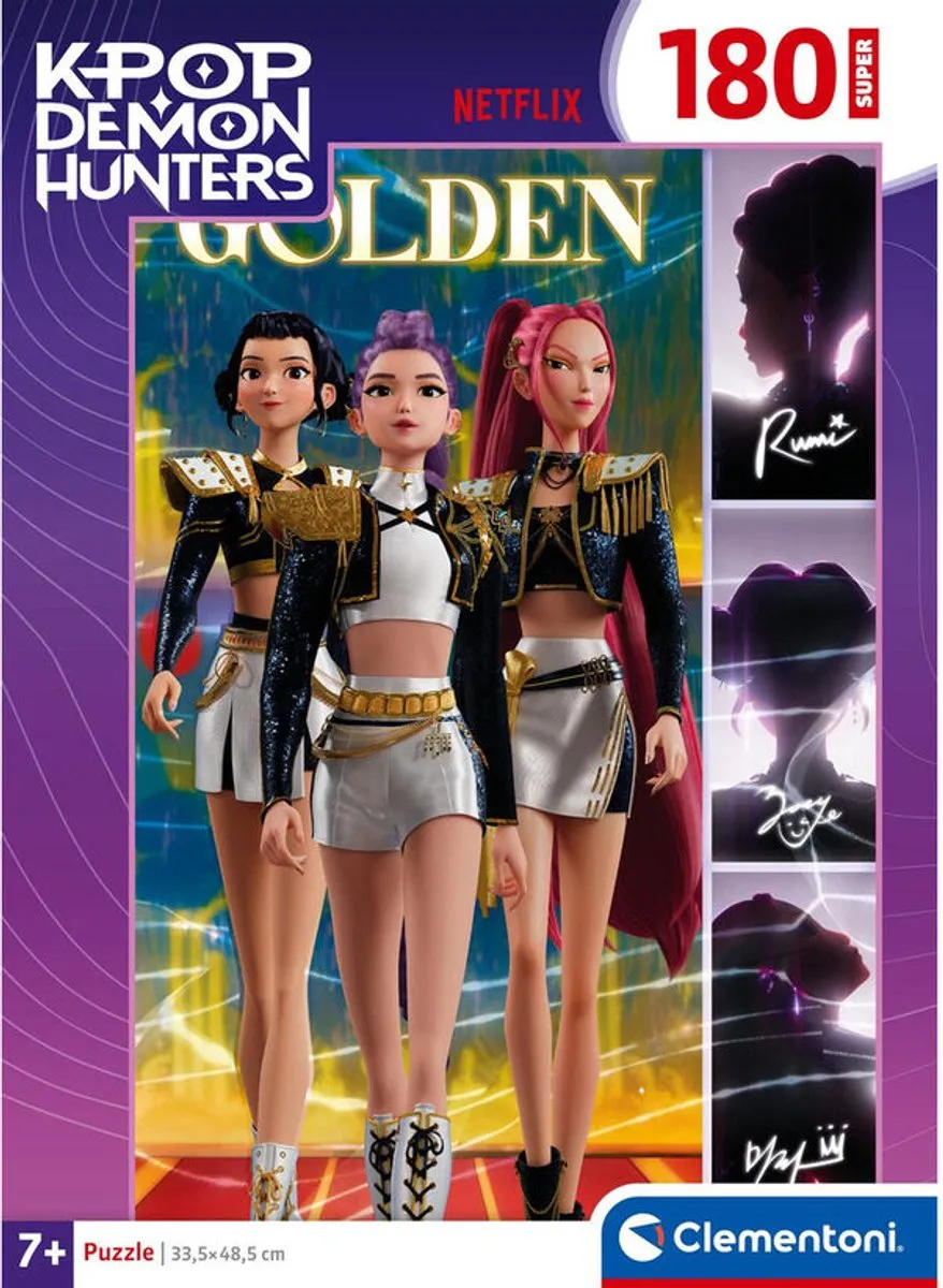 Clementoni K-Pop Demon Hunters Puzzel 180 Stuks