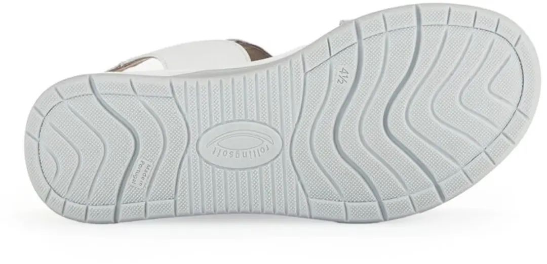Gabor Rolling Soft Leren Dames Sandalen - Wit - 38.5 - afbeelding 5 van 6