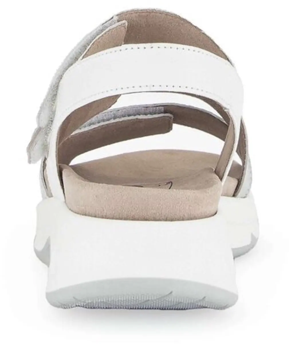 Gabor Rolling Soft Leren Dames Sandalen - Wit - 38.5 - afbeelding 6 van 6