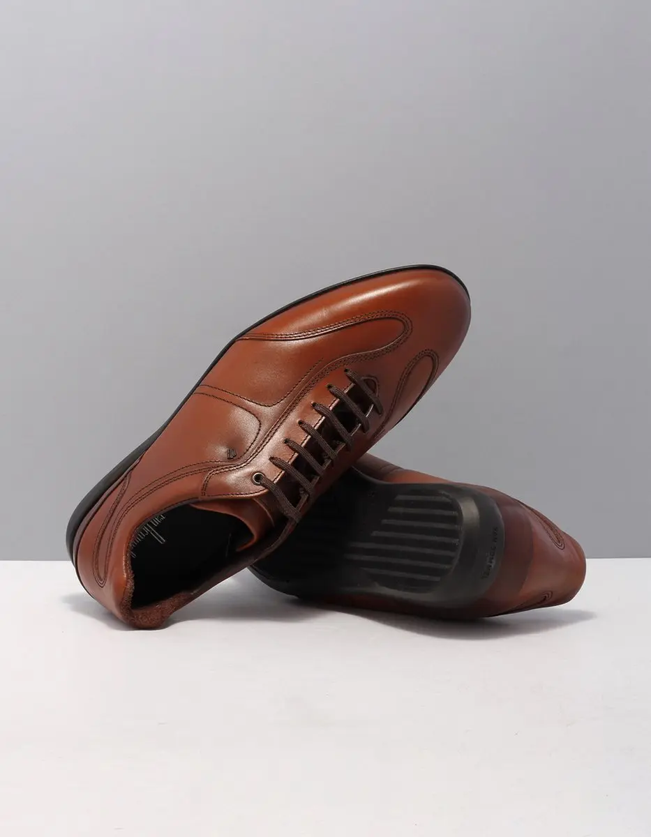 Van Bommel Senna Veterschoenen - Heren - Cognac - Maat 41 - afbeelding 5 van 6