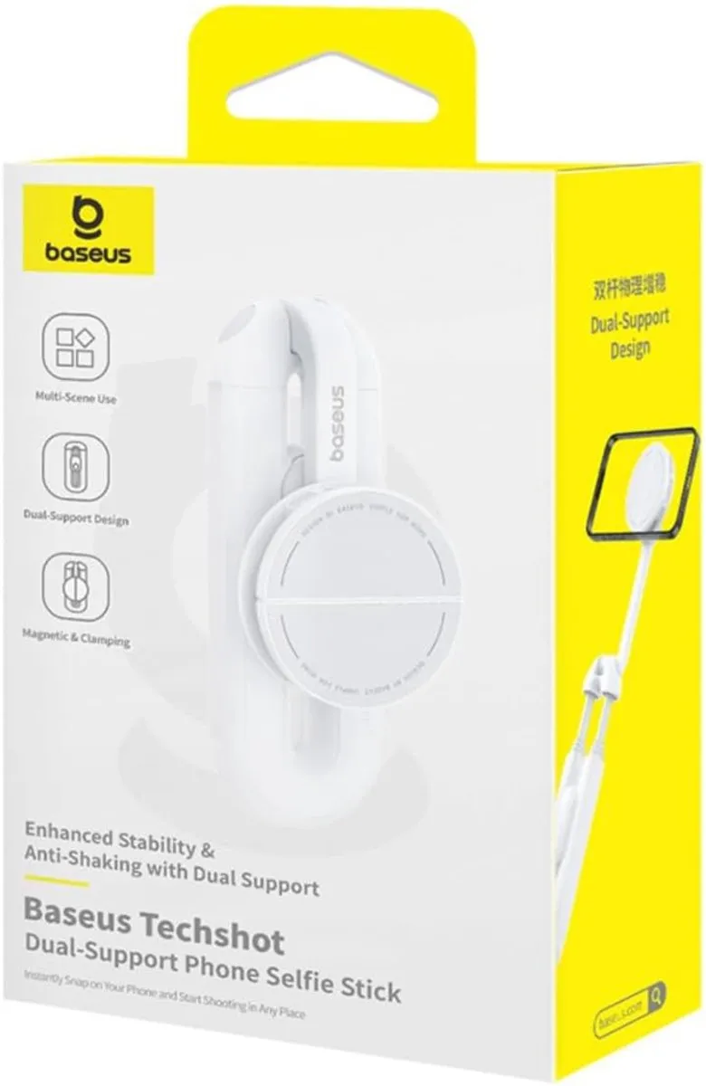 Baseus TechShot B10578300211-00 Selfiestick - Wit